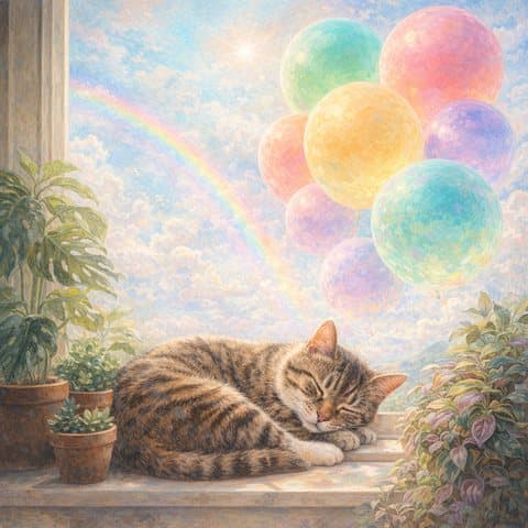 Painted here in the Balloon Cosmos hand