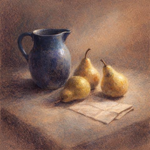 Painted here in the Chalk Pastel hand