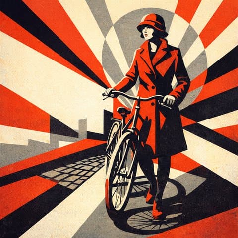 Painted here in the Constructivist Poster hand