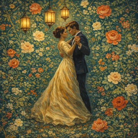 Painted here in the Floral Wall hand