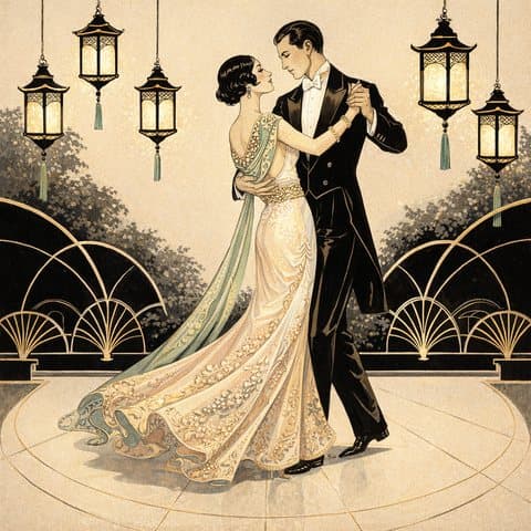 Painted here in the Deco Fashion Plate hand