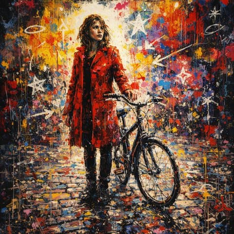 Painted here in the Neo-Expressionist hand