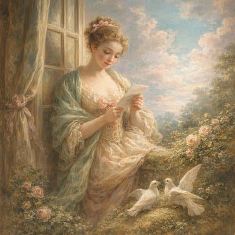 Painted here after François Boucher