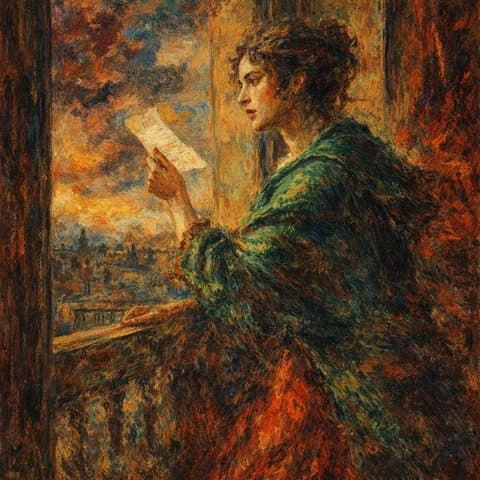 Painted here after Eugène Delacroix
