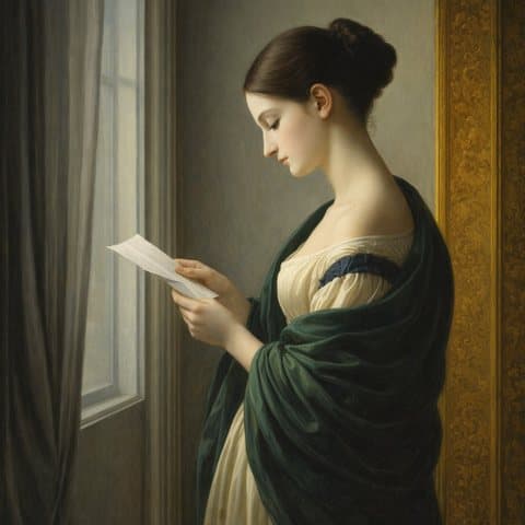 Painted here after Jean-Auguste-Dominique Ingres