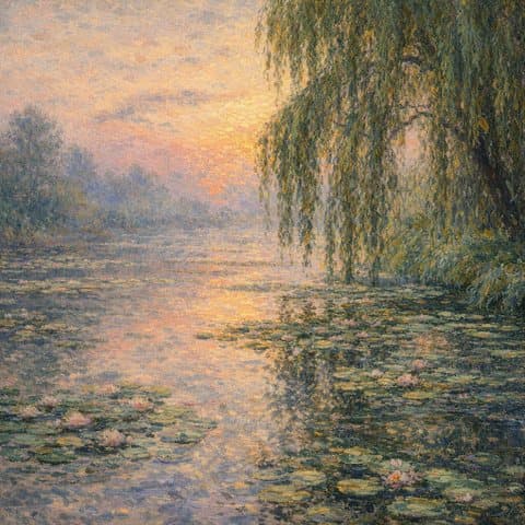 Painted here after Claude Monet