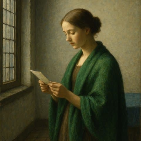 Painted here after Johannes Vermeer