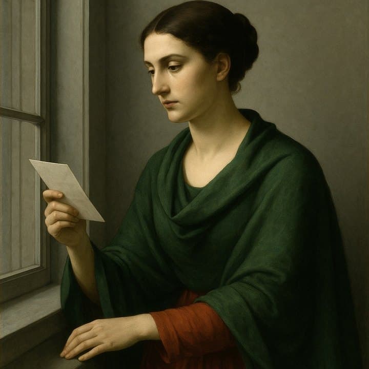 Painted here after Jacques-Louis David, golden render
