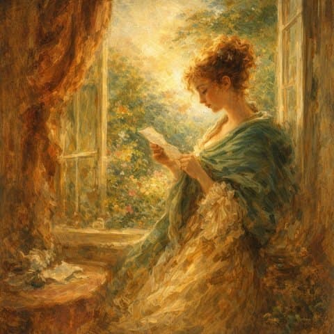Painted here after Jean-Honoré Fragonard, golden render