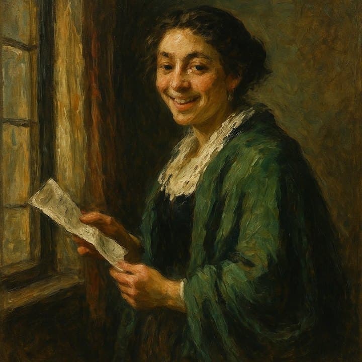 Painted here after Frans Hals, golden render