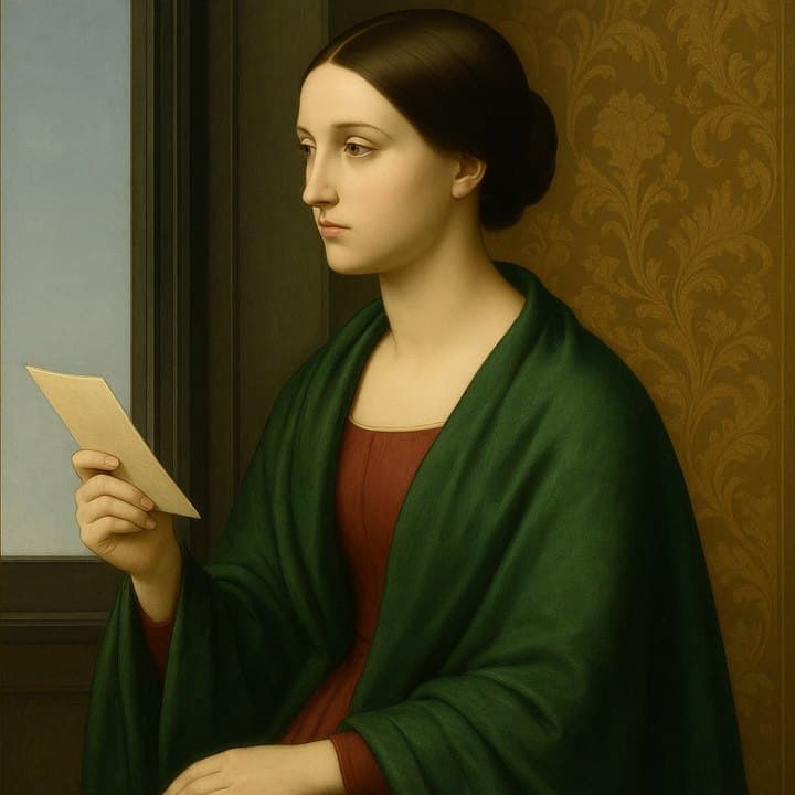 Painted here after Jean-Auguste-Dominique Ingres, golden render