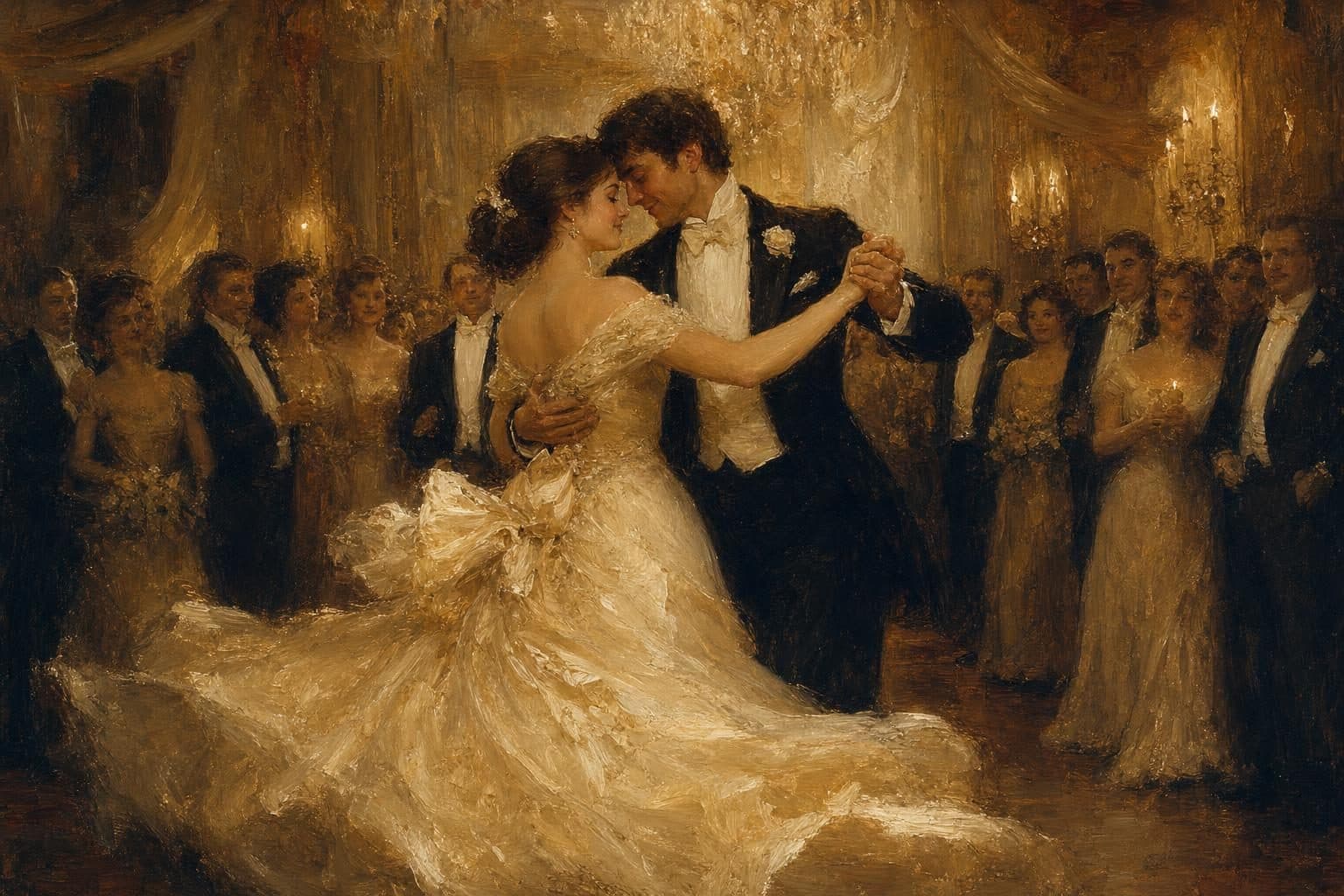 Wedding portrait — The first dance