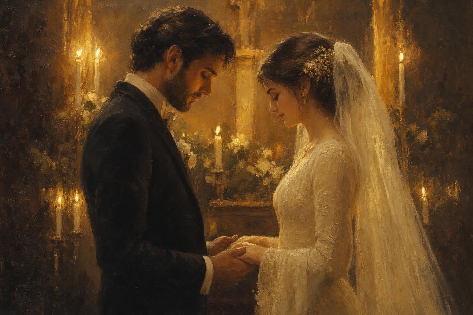 Wedding portrait — The vows