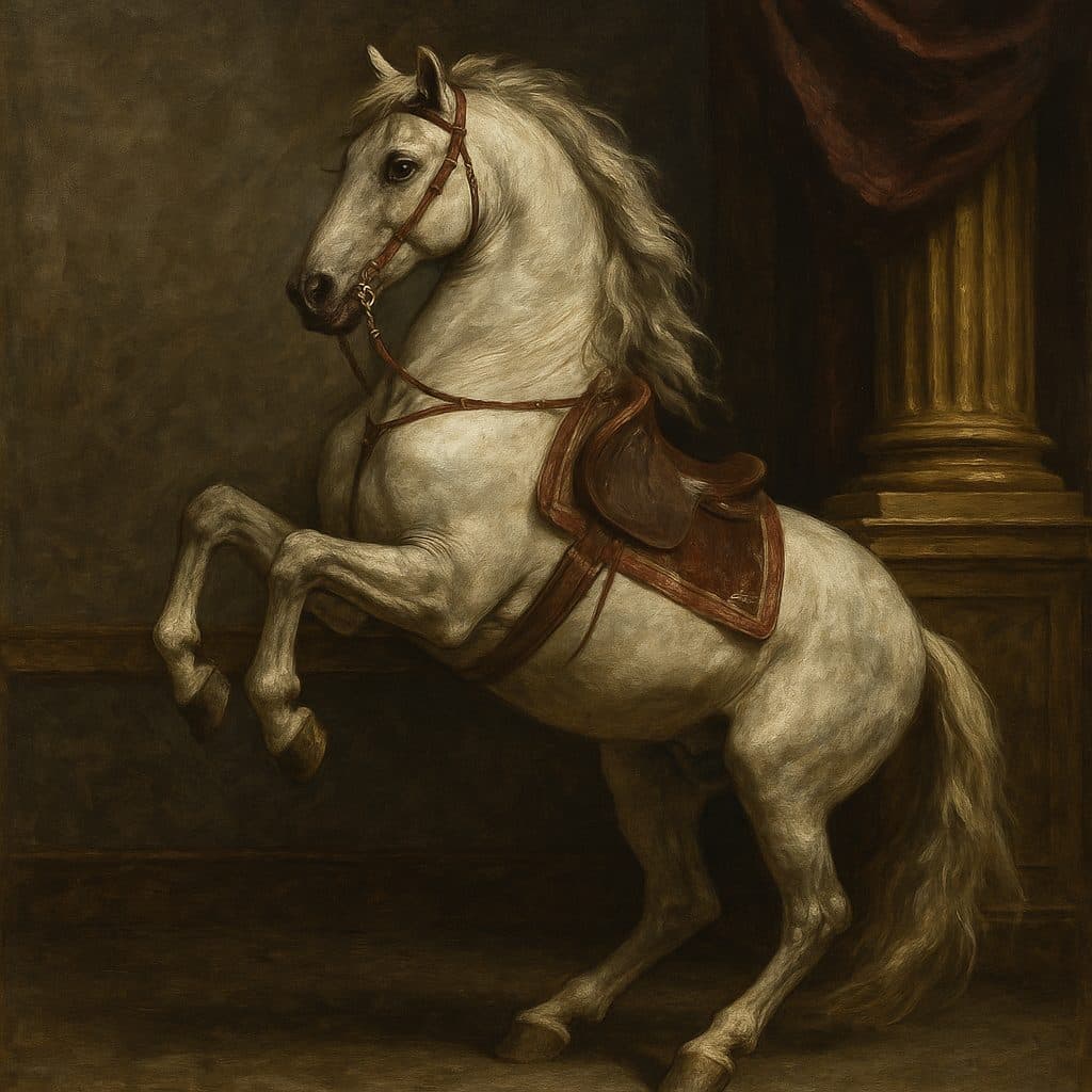 Fine-art portrait in the style of Velázquez