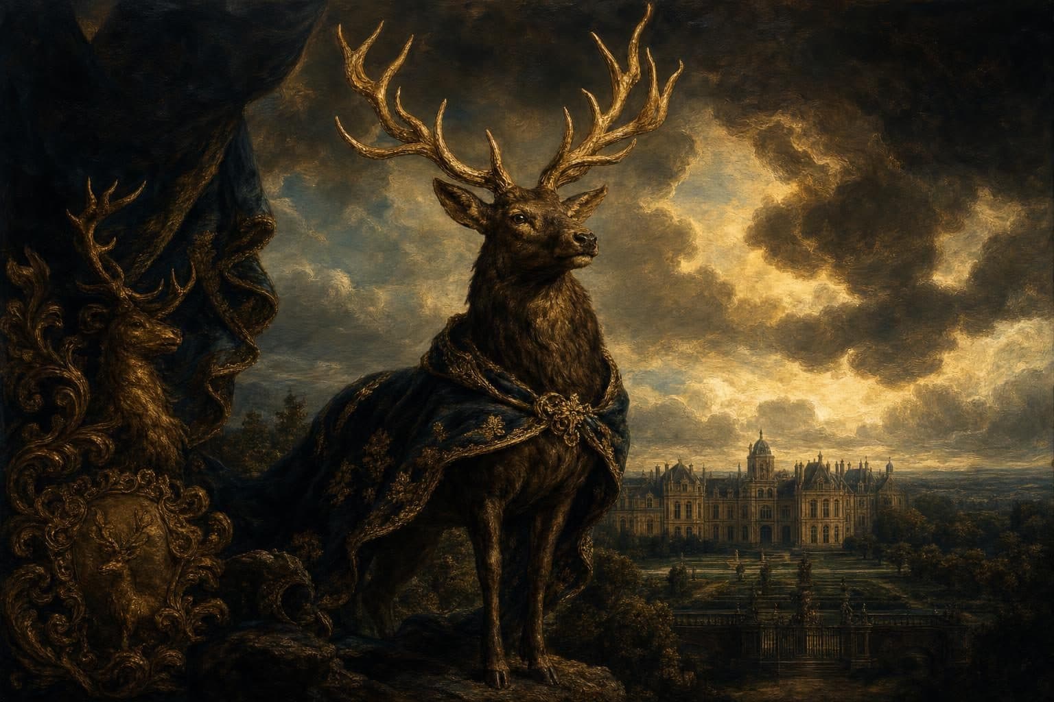 Fine-art portrait in the style of Mythic